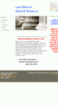 Mobile Screenshot of edselmbrownjrlaw.com